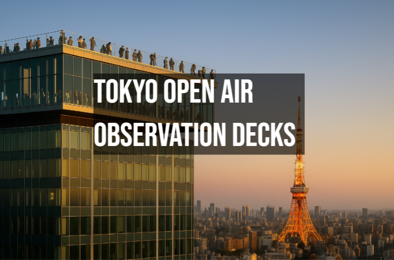 Tokyo Skytree observation deck tower - 634m tall structure in Tokyo Japan with panoramic city views and tourist attractions