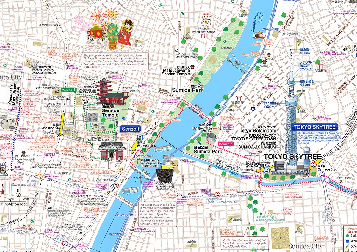 Tokyo Skytree location map Japan - directions and access information